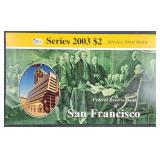 2003 $2 FRN  CU  L-Star   Only 16,000 printed