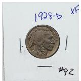 1928-D  Buffalo Nickel   XF