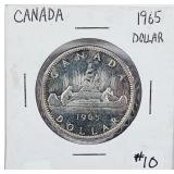 1965  Canada  80% Silver Dollar   PL
