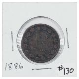 1886  Canada  Large Cent   VF