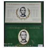 1999  $5 FRN  Low serial number  CU