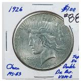1926  Peace Dollar   MS  Vam