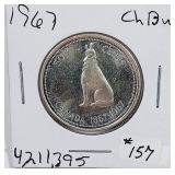 1967  Canada  50 Cents  BU  Wildlife