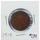 1918  Canada  Large Cent   VF+