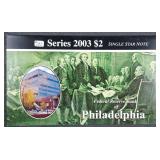 2003 $2 FRN  CU  C-Star   Only 16,000 printed