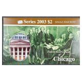 2003 $2 FRN  CU  G-Star   Only 16,000 printed