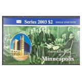 2003 $2 FRN  CU  I-Star   Only 16,000 printed