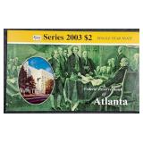 2003 $2 FRN  CU  F-Star   Only 16,000 printed