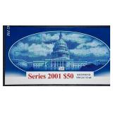 2001  $50 FRN  CE-Star  Low serial #  Richmond