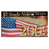 2003-A  $2 FRN  CU  Serial # begins 2008 XXXXD
