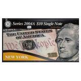 2004-A  $10 FRN  CU  "New Color of Money" series