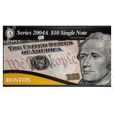 2004-A  $10 FRN  CU  "New Color of Money" series