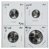 1776 - 2026-D  Nickel, Dime, Quarter & Half Dollar