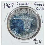 1967  Canada  80% Silver "Goose" Dollar   PL