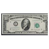 1950-C  $10 Federal Reserve Note   Unc  IA Block