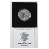 2021-D  Morgan Dollar   Unc.   Box & COA