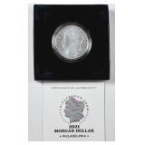 2021-P  Morgan Dollar   Unc.  Box & COA