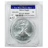 2014-(W)  $1 Silver Eagle   PCGS MS-69