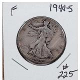 1944-S  Walking Liberty Half Dollar  F