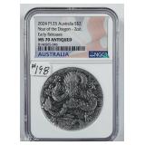 2024 P125 Australia  Year of the Dragon  Antiued