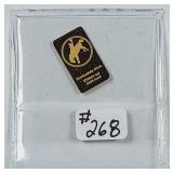 Scottsdale Mint  1/100 toz  Gold Bar