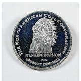 North American Coal Co.  1 troy oz .999 silver rd