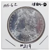 1884-O  Morgan Dollar   MS-62