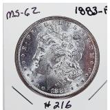 1883-P  Morgan Dollar   MS-62