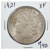 1921  Morgan Dollar   XF