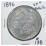 1896  Morgan Dollar   VF+ details