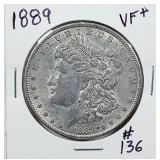 1889  Morgan Dollar   VF+