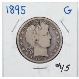 1895  Barber Half Dollar   G