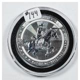Scottsdale Mint  1 troy oz .9999 silver round