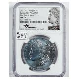 2021-CC  Morgan Dollar   NGC MS-70  Mercanti label