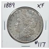 1889  Morgan Dollar   XF