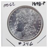 1898-P  Morgan Dollar   MS-62