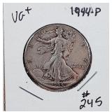 1944-P  Walking Liberty Half Dollar  VG+