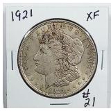 1921  Morgan Dollar   XF