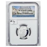 2013-S Mount Rushmore NP Silver Quarter  NGC PF-UC