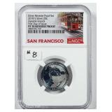 2018-S Apostile Islands Silver Quarter  NGC RP-70
