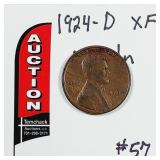 1924-D  Lincoln Cent   XF