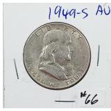 1949-S  Franklin Half Dollar   AU
