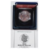 2024-P  Morgan Dollar   Unc   Box & COA