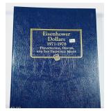 Whitman Album with 32 Eisenhower Dollars