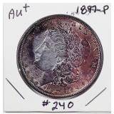 1897-P  Morgan Dollar   AU+  Dark