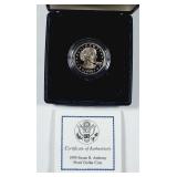 1999  Susan B. Anthony Proof Dollar coin