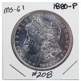 1880-P  Morgan Dollar   MS-61