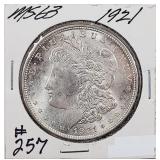 1921  Morgan Dollar   MS-63
