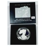2023  $1 Silver Eagle  Proof  Box & COA