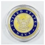 United States Navy  1 oz .999 silver round